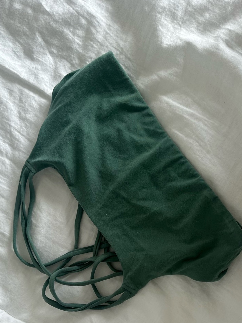 Athleta Forest Green Strappy Active Top